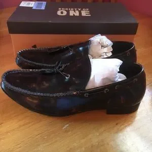 Society of One tasseled loafers. Size 14 US. Pewter/copper color-way. Worn 2x. Society of One | Shoes | Society Of One Tasseled Loafers  main image 4